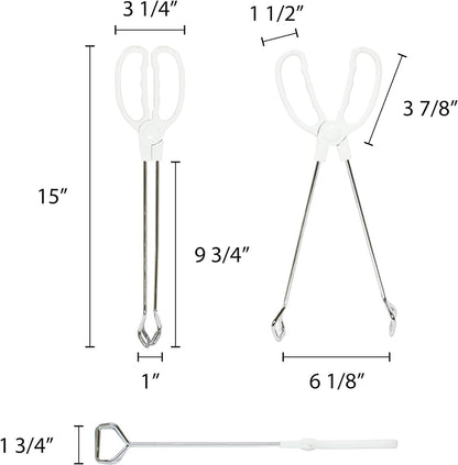 Scissor Tong Iron Plated Heavy-Duty- Food Tongs Buffet Party Catering Serving Tongs Food Serving Tongs Salad Tongs Cake Tongs Bread Tongs Kitchen Tongs