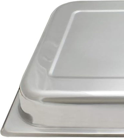 8 Qt. Full Size Stainless Steel Dome/Chafer Cover with Handle- Chafers and Buffet Warmer Cover for Catering Event Party Holiday Buffet Weddings Catering