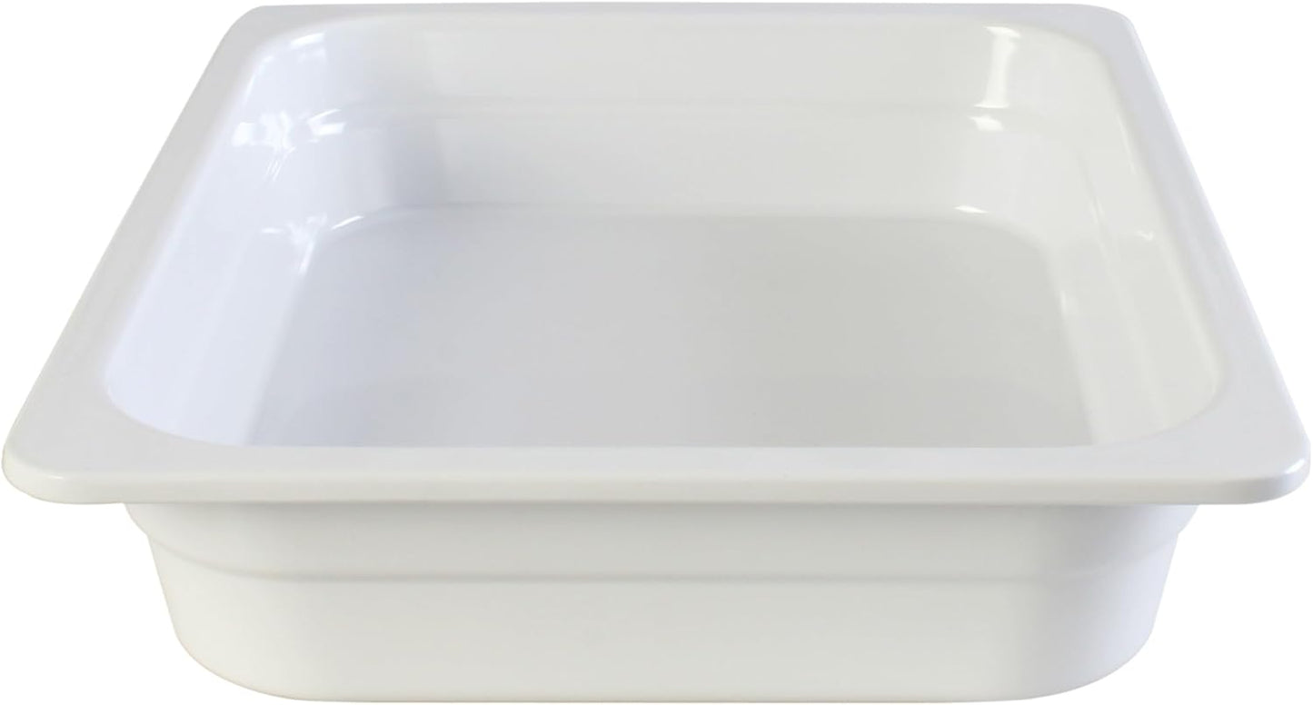 Deep Anti-Jam Food Pan Melamine - Gastronorm Pan Steam Table Pan Platters Serving Trays Commercial Food Pan for Food Appetizers Fruit Veggies Desserts