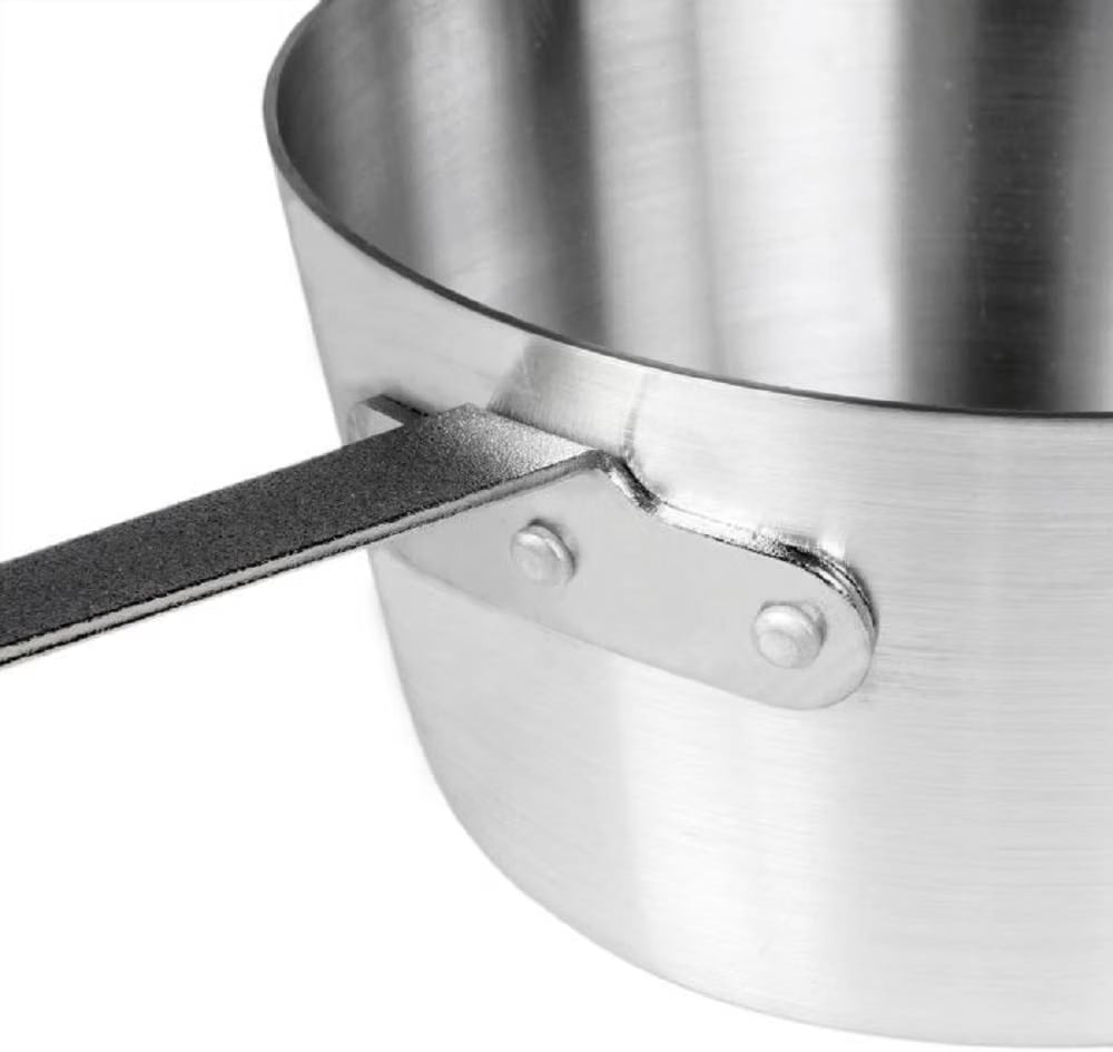 Aluminum Fryer Saucepan with Front Stem Catcher- Deep Frying Pot Deep Fryer for Fast Cooking and Easy Cleaning for Soup Pot French Fries Stews Mirror-Finished