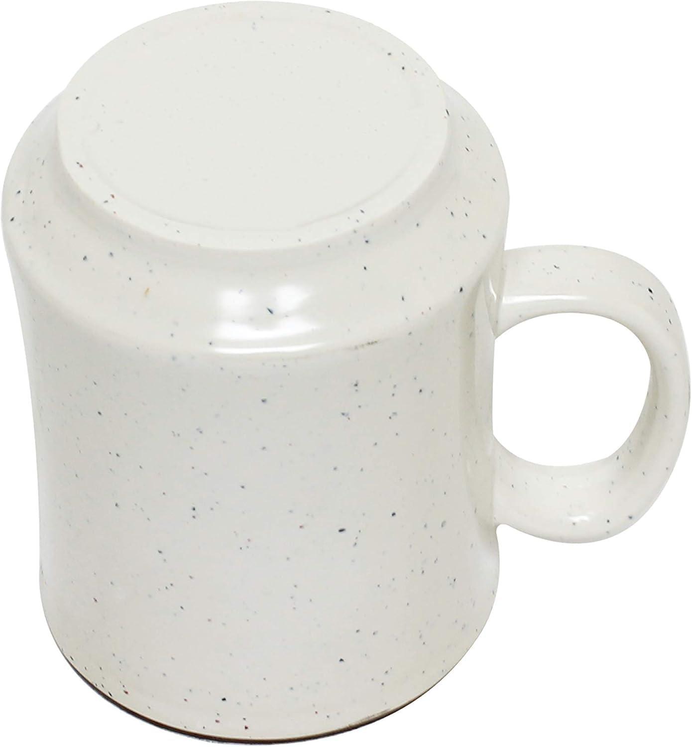 9 oz Arcadia Two-Tone Mug Round Base Melamine Set of 12- Dishwasher Safe Break-Resistant Coffee Cup Set Reusable Plastic Cup for Latte Cappuccino Cocoa Hot Tea Home Cafe Restaurants