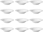 Salad Bowls Melamine Set of 12- Dishwasher Safe Break-Resistant Reusable Bowls Serving Bowl Soup Bowls for Fruits Salad Kitchen Restaurants