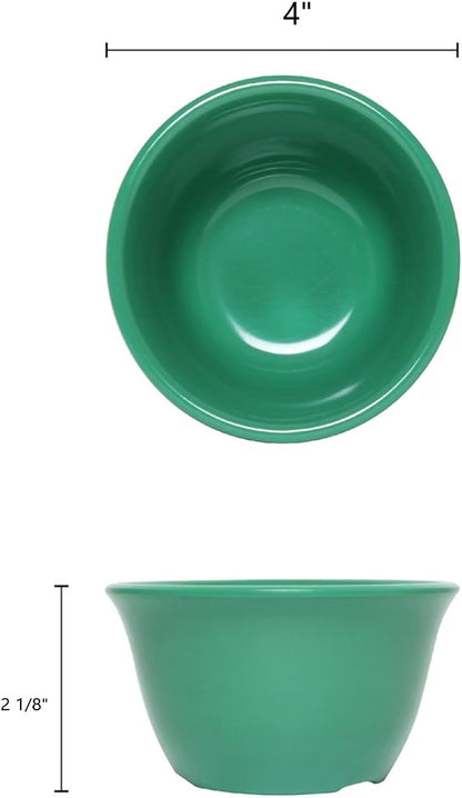 Bouillon Cup Color Melamine Set of 12- Dishwasher Safe Break-Resistant Reusable Bowls Serving Soup Bowl Broth Cups Soup Bowls Ice Cream Dipping Sauce