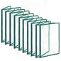 8-1/2” x 11” Double Fold Restaurant Menu Covers 2 Page 4 View Set of 10- Crystal Clear Menu Covers Fits A4 Size Paper Menu Sleeve Folder Menu Book Holders for Bar Cafe Restaurant