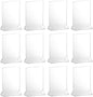 4” x 6” Acrylic Menu Sign Photo Table Holders Clear- Upright Table Desk Displays Double Sided Table Menu Stands Picture Frames for Wedding Table Numbers Restaurant Signs