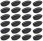 10-3/4" Oblong Fast Food Basket Plastic Set of 12- Fry Fast Food Reusable Foodservice Restaurant Diner Tray Plates Restaurant Deli Serving Chicken Burgers Sandwiches & Fries