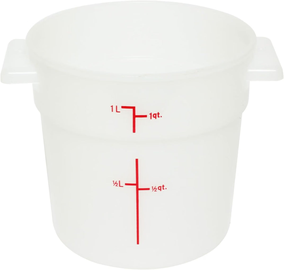 Round Food Storage Container Polypropylene - Commercial Food Storage Containers Meal Prep Containers Reusable Food Containers for Pantry Kitchen Storage Organization