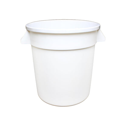 Round Trash Can Height White Color- Wastebasket Garbage Bin Trash Container Recycling Bin Kitchen Bathroom Bedroom Office Trash can
