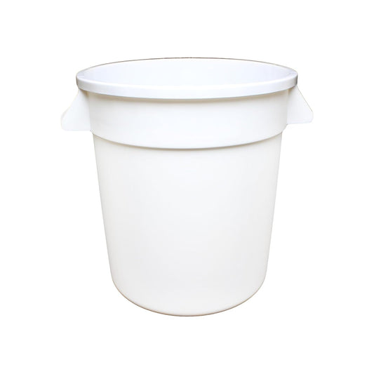 Round Trash Can Height White Color- Wastebasket Garbage Bin Trash Container Recycling Bin Kitchen Bathroom Bedroom Office Trash can