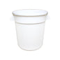 Round Trash Can Height White Color- Wastebasket Garbage Bin Trash Container Recycling Bin Kitchen Bathroom Bedroom Office Trash can