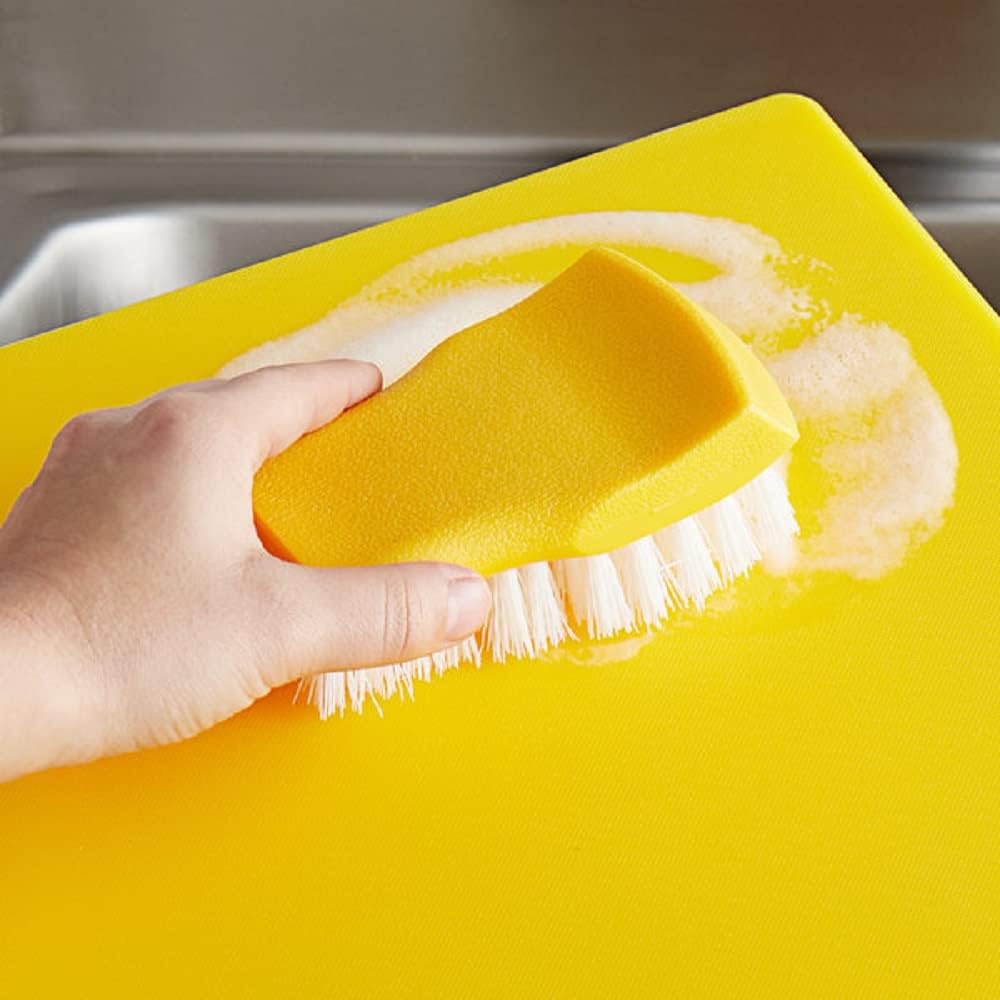 Cutting Board Brush Plastic- Cutting Boards Scrubbing Brush Durable Bristles Essential Kitchen Cleaning Brush Scrub Cutting Board Cleaning Brush Tool