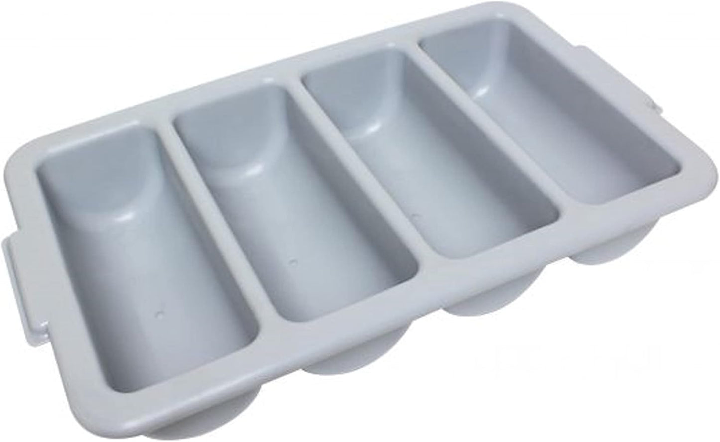 4 Compartments Silverware Organizer Cutlery Tray 22-1/2" x 13" x 4"- Plastic Utensils Drawer Holder Cutlery Holder for Kitchen Home and Restaurant Organization