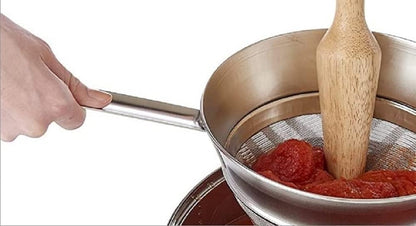Stainless Steel Fine Mesh- Cone Shaped Strainer Food Strainer Juice Strainer Kitchen Tools Food Colander For Straining Seeds Beans Sauces