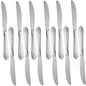 Elizabeth Stainless Steel Set of 12- Stainless Steel Silverware Flatware Cutlery Kitchen Tableware Set for Home and Restaurant