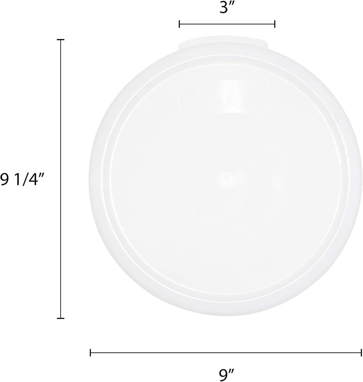 Round Food Storage Container Polypropylene - Commercial Food Storage Containers Meal Prep Containers Reusable Food Containers for Pantry Kitchen Storage Organization