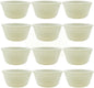 Set of 12 Fluted Ramekin Melamine - Plastic Ramekin Dipping Sauce Cup Portion Dipping Sauce Cups Individual Condiment cups For Catering Kitchen Restaurant