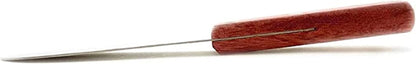 7” Stainless Steel Straight Edge Wide Butter Spreader with Wood Handle Set of 4 - Sandwich Cream Cheese Condiment Knives
