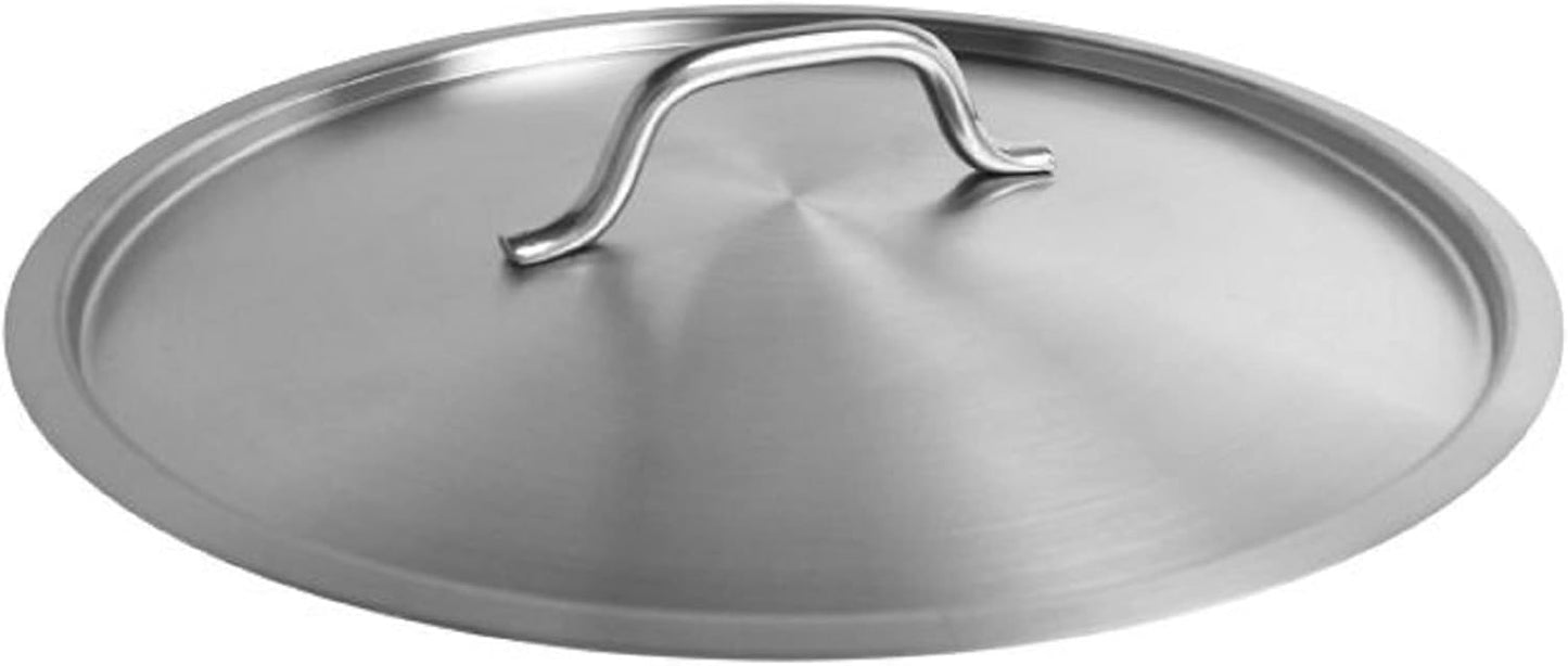Stainless Steel Stock Pot Lid- Heavy Duty Stock Pot Cover Stew Pot Simmering Pot Soup Pot Lid for Soup Pasta Vegetable Oven Safe & NSF Certified