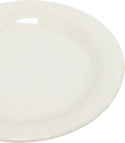 San Marino Round Plates Melamine Set of 12- Dishwasher Safe Break-Resistant Reusable Plates Kitchen Plates Dinnerware Appetizer Plates Serving Plate