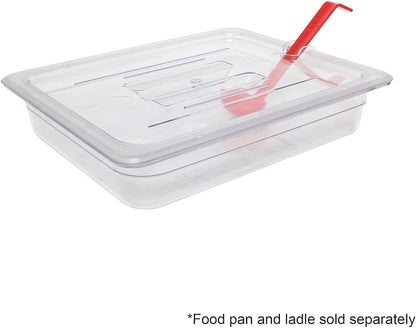 Solid Polycarbonate Food Pan Lid - Food Storage Container Cover Restaurant Commercial Hotel Pans Cover for Food Prep Fruits Vegetables Beans Corns