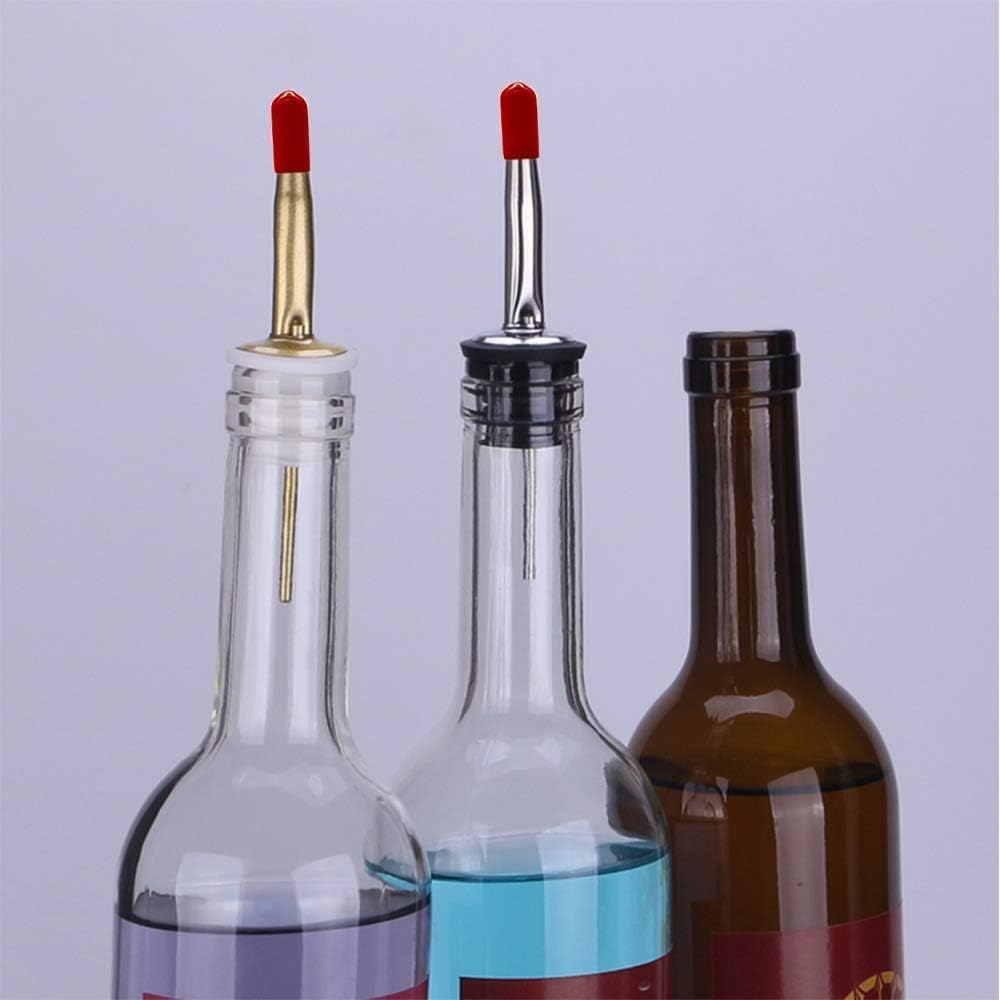Universal Liquor Pourer Cover 1" Dust Cap PolyVinyl Chloride Set of 12-Pourer Cap Liquor Bottle Pourer Cover Dispenser Spout Dust Covers Bottle Pour Spout Cover