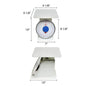 Mechanical Kitchen Flat Platform Weighing Food Scale- Heavy Duty Portion Control Mechanical Kitchen and Food Scale Industrial Dial Scale for Kitchens and Restaurants