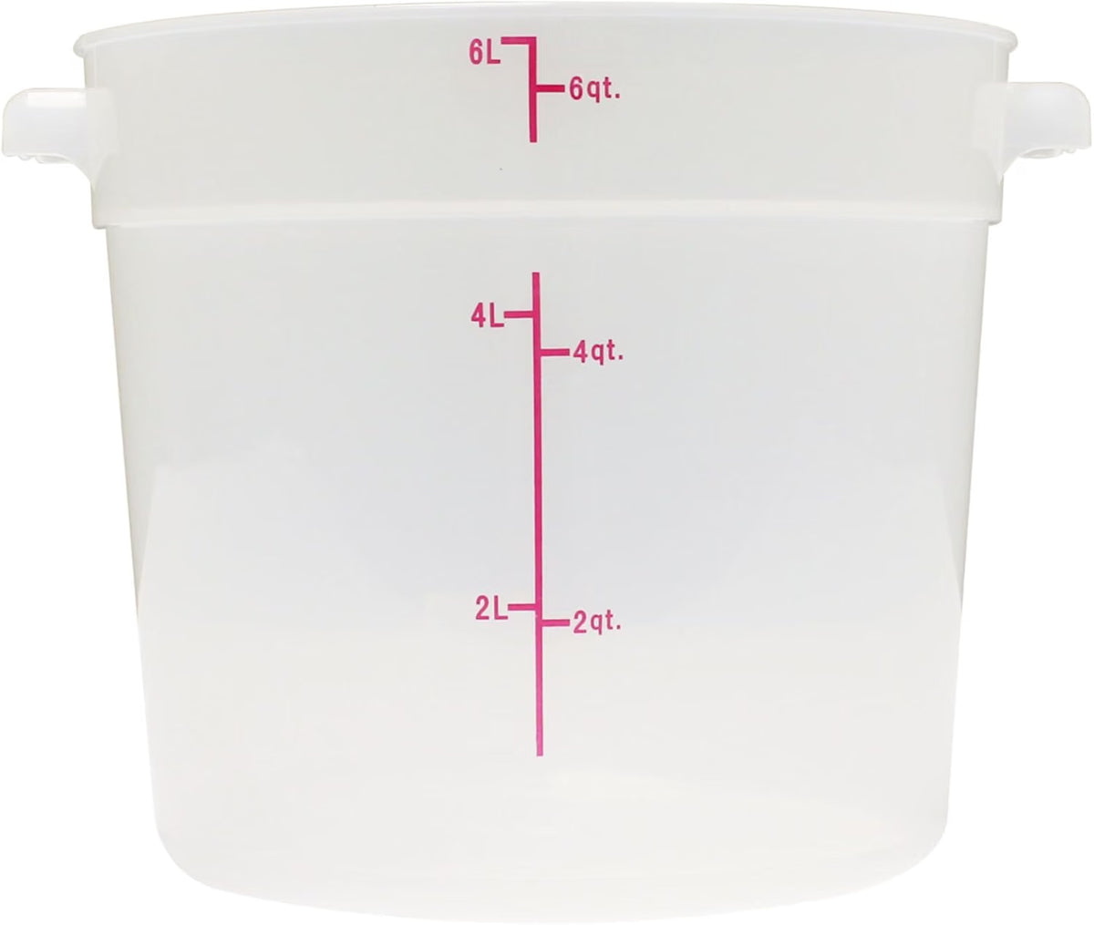 Round Food Storage Container Translucent Polypropylene- Commercial Food Storage Containers Meal Prep Containers Reusable Food Containers for Pantry Kitchen Storage Organization