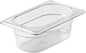 Deep Polycarbonate Food Pan - Food Storage Containers Plastic Food Pan Restaurant Commercial Hotel Pans for Food Prep Fruits Vegetables Beans Corns