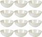 Salad Bowls Melamine Set of 12- Dishwasher Safe Break-Resistant Reusable Bowls Serving Bowl Soup Bowls for Fruits Salad Kitchen Restaurants