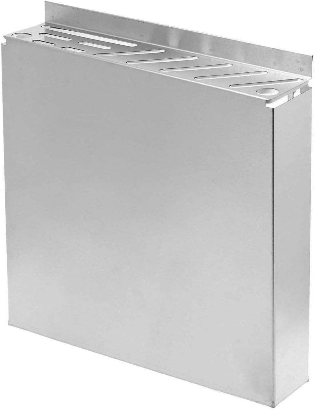 13" x 12" x 2-1/2" Stainless Steel Knife Rack Fits Assorted Sized Knives -Multifunctional Storage Knife Holder Knife Rack Kitchen Tools Holder Knife Storage Organizer