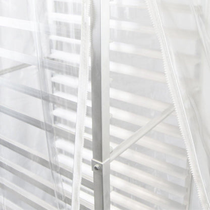 Durable Clear Plastic Cover for 20 Tier Bun Pan Sheet Rack 28 x 23 x 61 - Heavy Duty Plastic Sheet Pan Rack Cover with Zippers Sheet Pan Rack Cover for Home Kitchen Restaurant Bakery