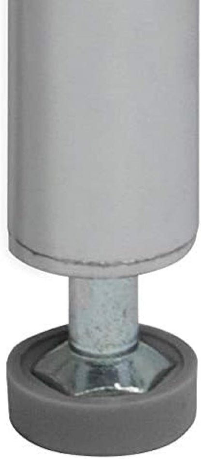 Set of 4 Decorative 1” Leveling Foot with Polyethylene Foot- Leveling Foot Plate for Wire Shelf System