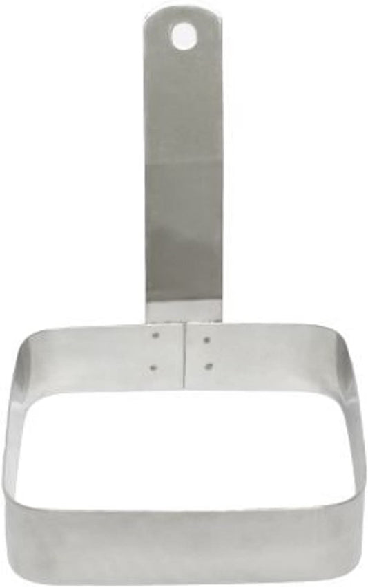 4”x 4” Stainless Steel Square Egg Ring- Ring Mold Shaper Egg Cooking Rings Pancake Mold Frying Eggs and Omelet Egg English Muffins Pancake Cooking Griddle