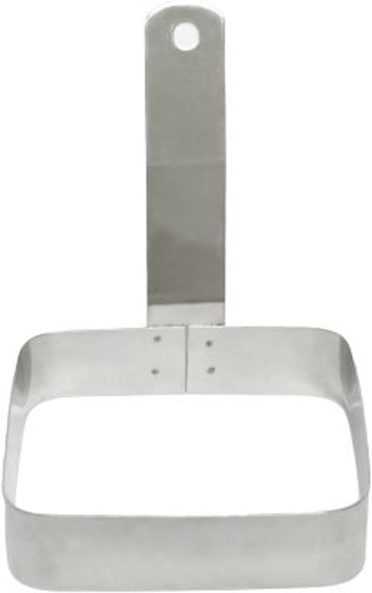 4”x 4” Stainless Steel Square Egg Ring- Ring Mold Shaper Egg Cooking Rings Pancake Mold Frying Eggs and Omelet Egg English Muffins Pancake Cooking Griddle