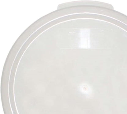 Round Food Storage Container Translucent Polypropylene- Commercial Food Storage Containers Meal Prep Containers Reusable Food Containers for Pantry Kitchen Storage Organization