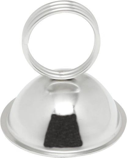 3 Ring Menu Clip Chrome Plated Iron Set of 12- Table Number Holders Place Card Holder Table Picture Holder Wire Photo Holder Clips Picture Note Photo Stand