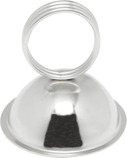 3 Ring Menu Clip Chrome Plated Iron Set of 12- Table Number Holders Place Card Holder Table Picture Holder Wire Photo Holder Clips Picture Note Photo Stand