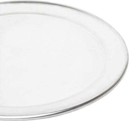 Pizza Tray Pan Wide Rim Aluminum Set of 3- Bakeware Round Pizza Pan Pizza Tray Baking Tray Round Baking Tray for Home Kitchen Pizzeria & Restaurants