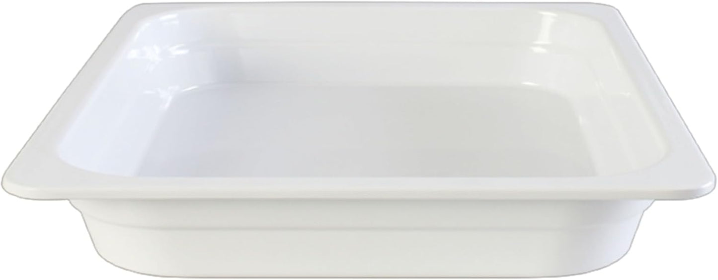Deep Anti-Jam Food Pan Melamine - Gastronorm Pan Steam Table Pan Platters Serving Trays Commercial Food Pan for Food Appetizers Fruit Veggies Desserts