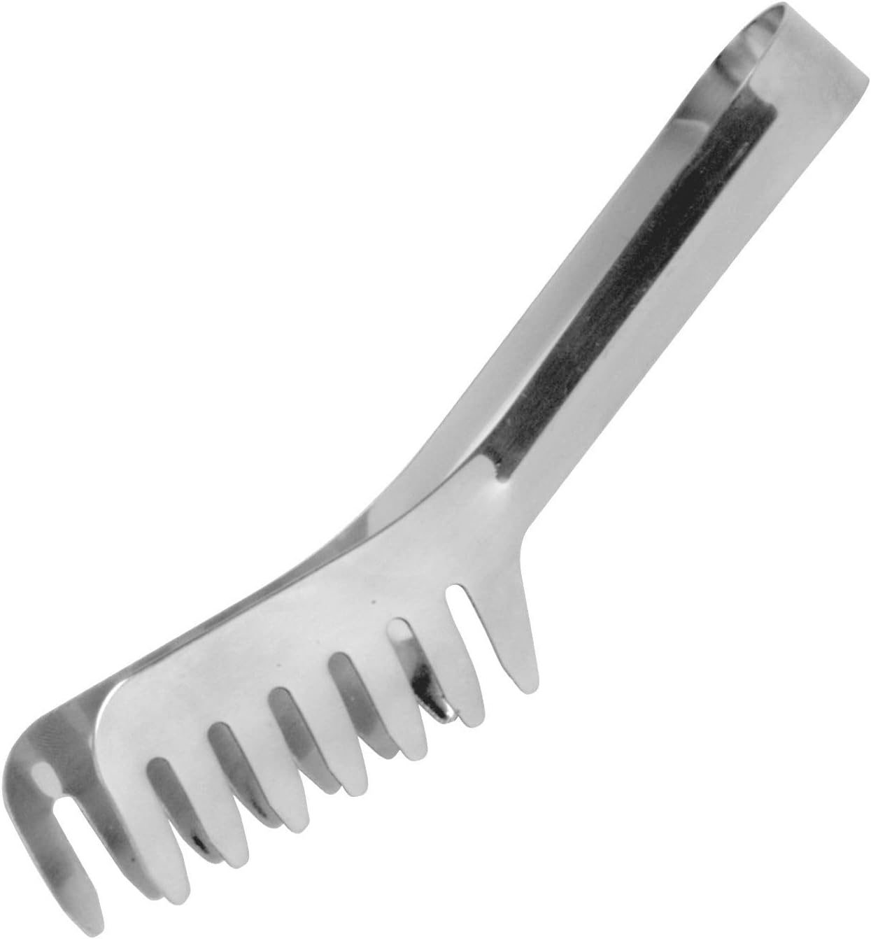 8-inch Stainless Steel Spaghetti Tongs- Heavy Duty Spaghetti Server Pasta Tong Spaghetti Sever Pasta Tongs Kitchen Utensils Cooking Utensils for Grill Salad BBQ Frying Serving