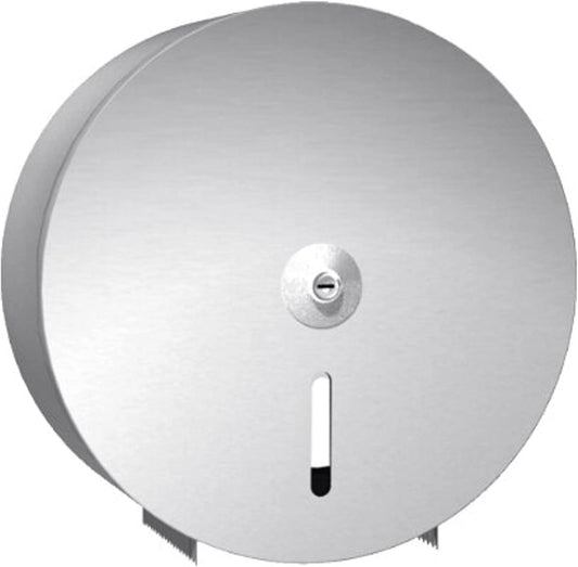 10-1/2" x 4-1/2" Stainless Steel Jumbo Roll Toilet Tissue Dispenser - Wall Mount Stainless Steel 9 Inch Roll Toilet Paper Holder Bath Tissue Dispenser Lock Key
