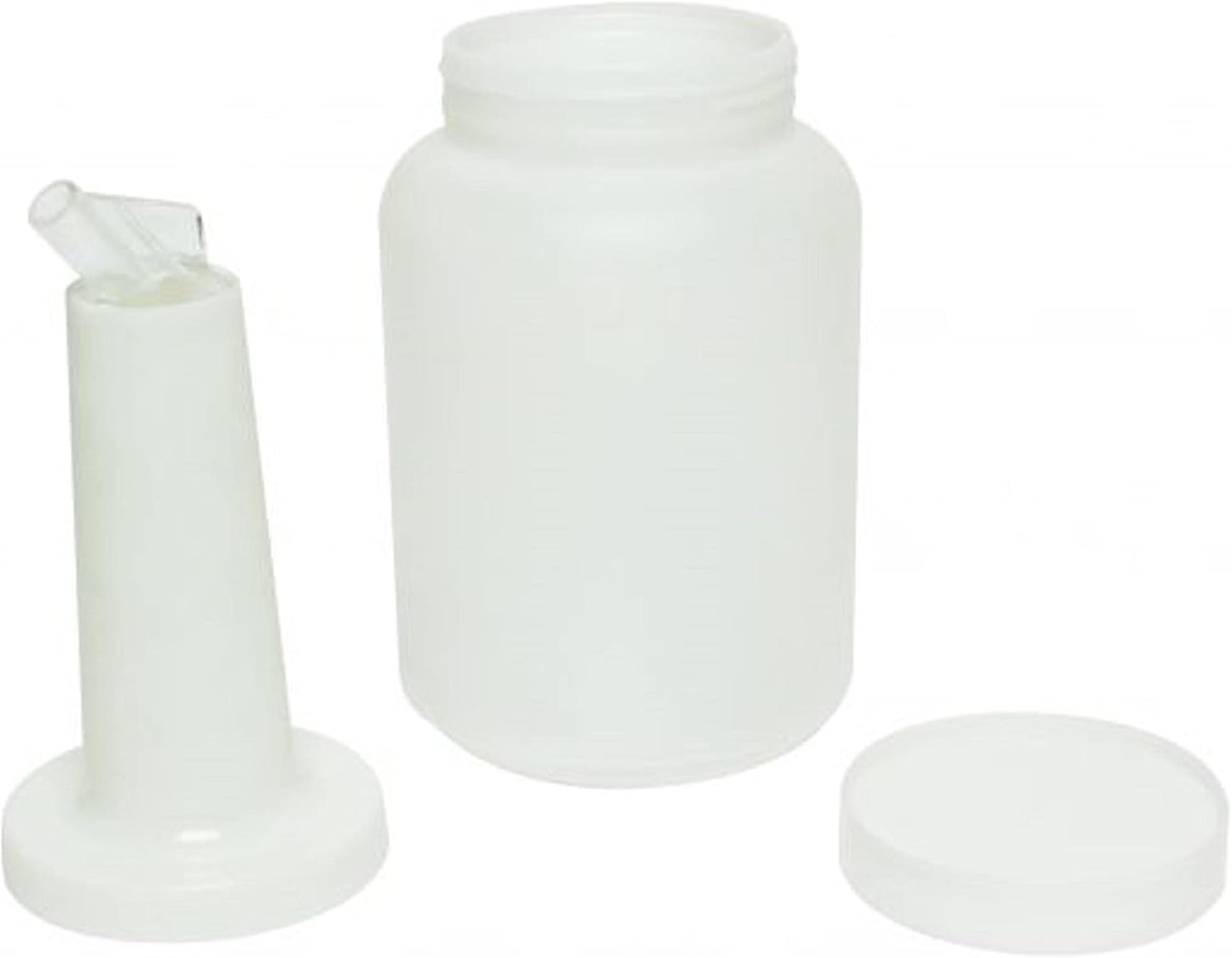 Pour and Store Fruit Juice and Liquor Pour Bottles  Set of 3- Juice Pouring Bottle Containers Bar Pour Bottles Plastic Juice Pour Bottles Plastic Barware for Bars & Event