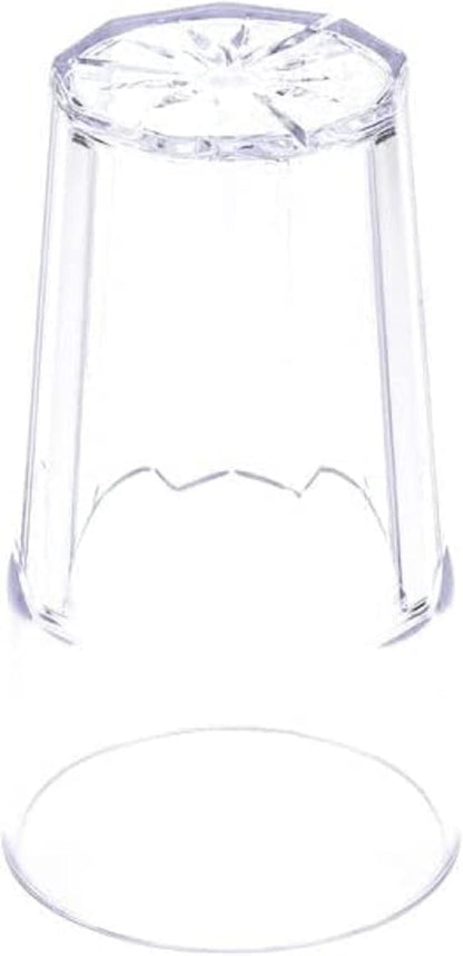 Diamond Tumbler/Drinking Cups Polycarbonate Set of 12-Premium Iced Tea Glasses Stackable Reusable Drinking Glasses Dishwasher Safe Break-Resistant for Home Restaurants
