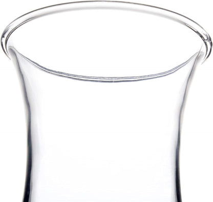 Hurricane Glass Polycarbonate Clear Color Comes in each- Beverage Stemmed Plastic Glass Cup Party Beverage Glass Barware Perfect for Juices Smoothies Pina Colada Cocktails