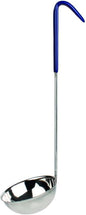 Stainless Steel Ladle with Hooked Handle - Best Kitchen Accessories for Stirring Portioning and Serving Soups Chili and Stew in Restaurants and at Home