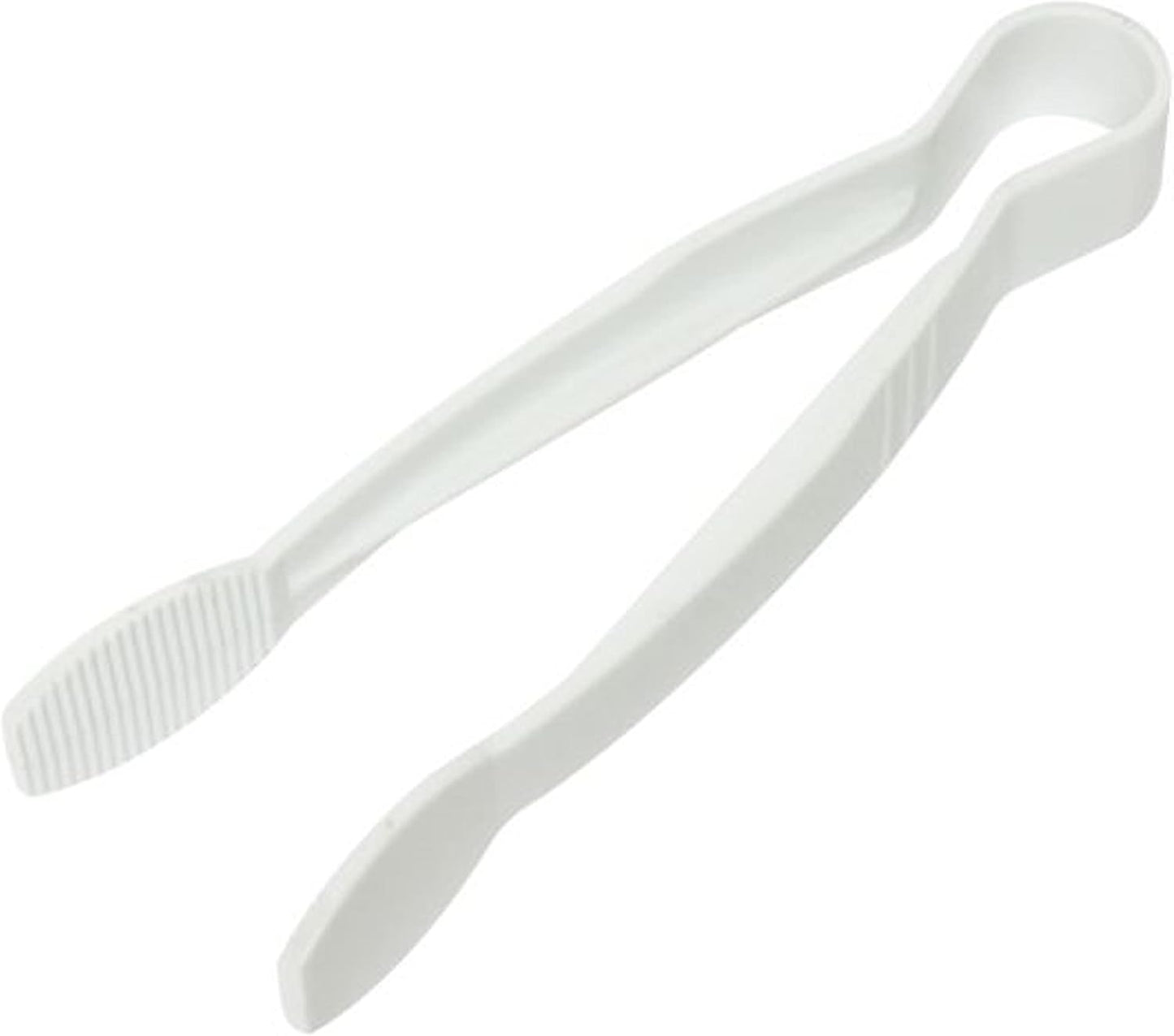 Flat Grip Tong Utility Tong Polycarbonate - Serving Tong Kitchen Tong Buffet Tongs Utensil High Heat Plastic Flat Ice Tongs for Tea Coffee Party Appetizers Desserts