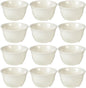 Bouillon Cup Color Melamine Set of 12- Dishwasher Safe Break-Resistant Reusable Bowls Serving Soup Bowl Broth Cups Soup Bowls Ice Cream Dipping Sauce