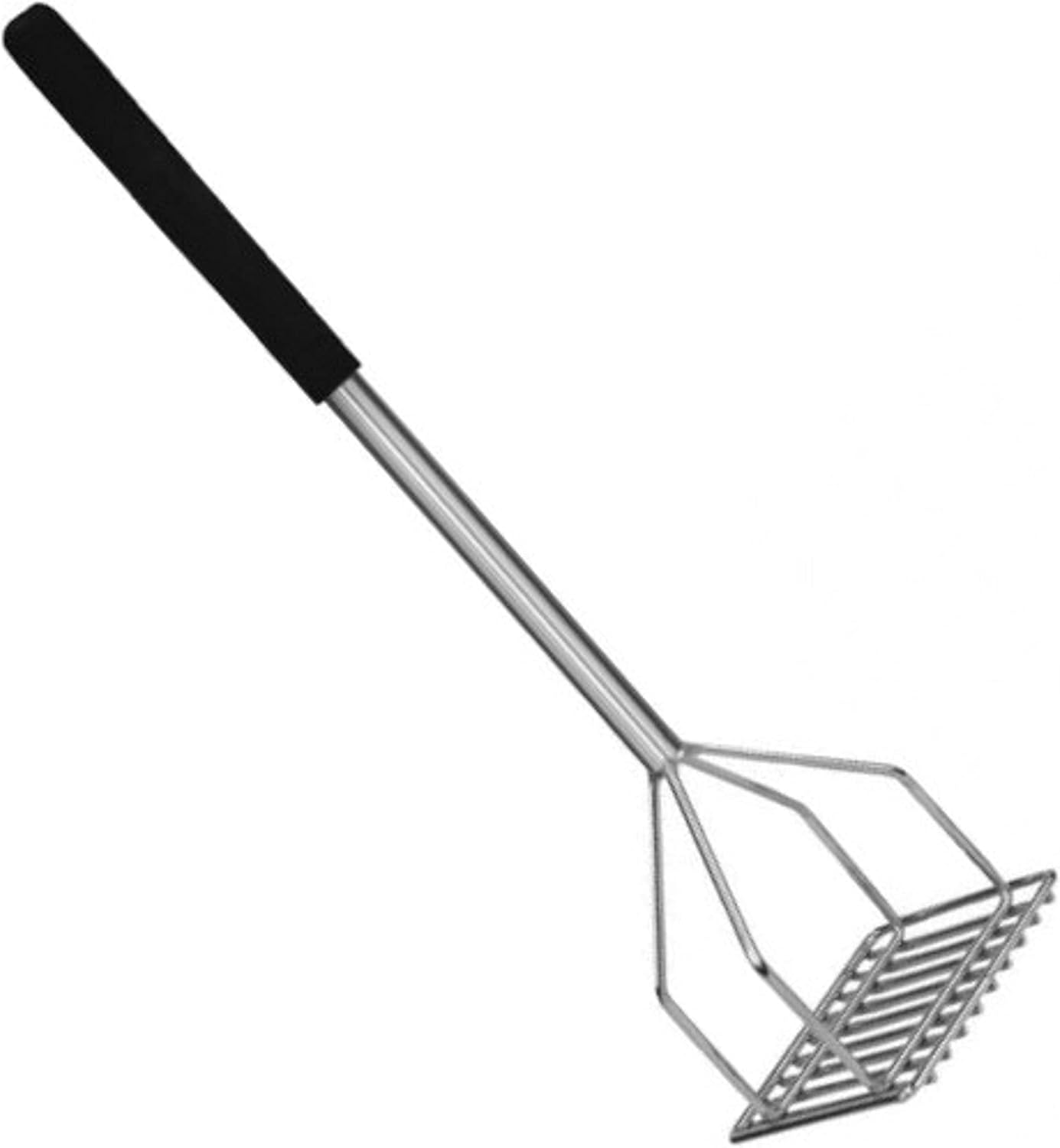 Square Shape Potato Masher with Handle-Masher Kitchen Tool Potato Smasher Food Masher Utensil Hand Masher Perfect for Bean Vegetable Fruits Avocado Meat