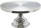 13-1/4" x 6" Stainless Steel Round Cake Stand - Round Dessert Stand Cupcake Stand Multifunctional Cake Holder Serving Platter for Birthday Parties Weddings Baby Shower and Other Events