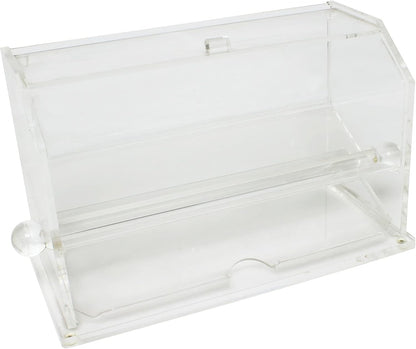 Acrylic Straw Dispenser Clear Color 12-5/8" x 5-5/8" x 6-7/8"-Reusable Straw Holder Straw Dispenser Straw Organizer for Countertop Coffee Bar Supplies Restaurants and Fast Food